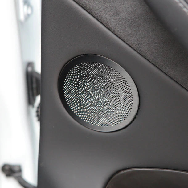 Model 3 Highland Stainless Steel Air Vent & Speaker Cover – Armrest Box Protection