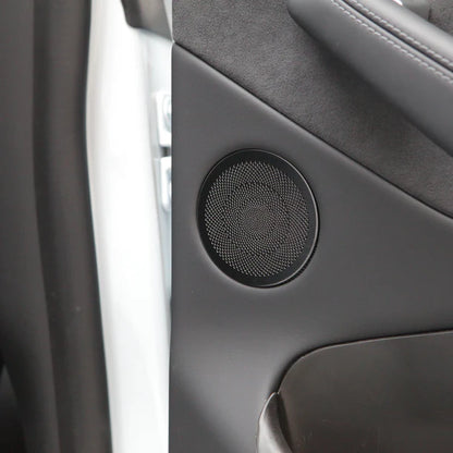 Model 3 Highland Stainless Steel Air Vent & Speaker Cover – Armrest Box Protection