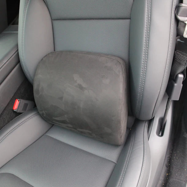 Ergonomic Car Neck & Lumbar Support Pillow Set – White & Black for Tesla Model 3 / Model Y / Highland / Juniper / Model S / Model X / Cybertruck