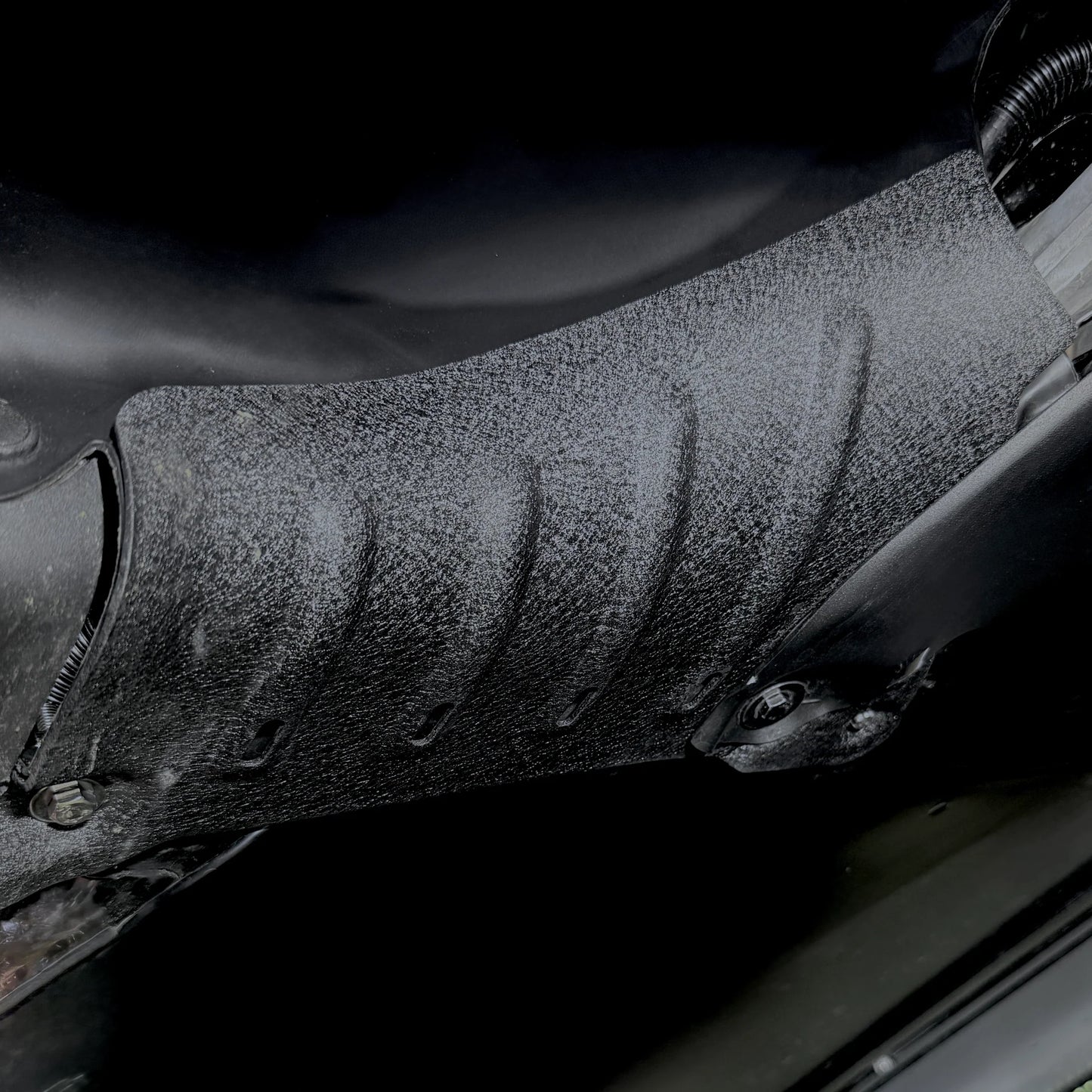 2017–2024+ Tesla Model 3 Coolant Line Skid Plate Protection Guards – Powder-Coated Carbon Steel Undercarriage Shield