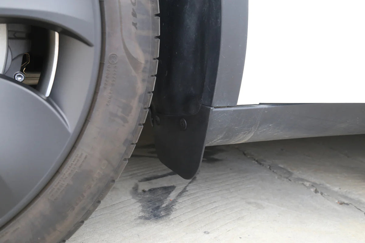 Mini Mud Flaps Splash Guards for Tesla Model 3 & Model Y (No-Drill, ABS, Set of 4)