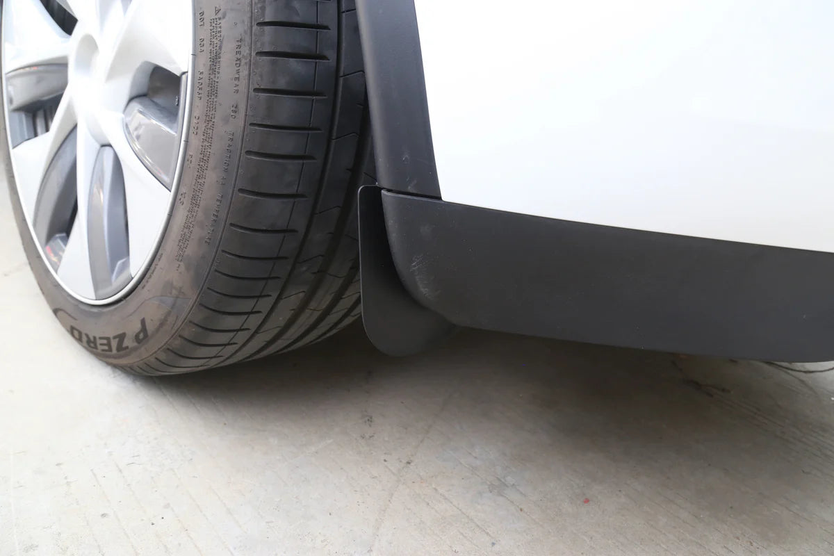 Mini Mud Flaps Splash Guards for Tesla Model 3 & Model Y (No-Drill, ABS, Set of 4)
