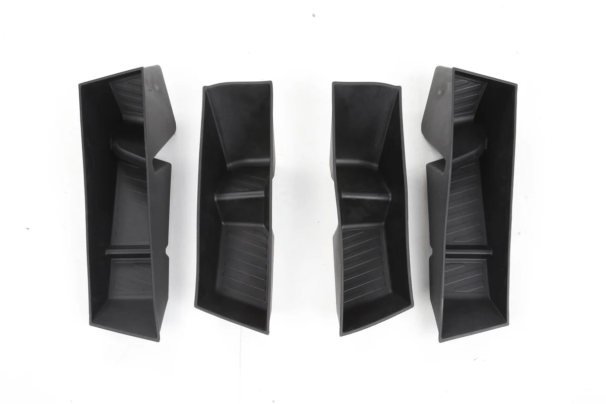 Door Storage Protection Inserts for Tesla Cybertruck (2023–2024) – TPE Door Pocket Organizers, Set of 4