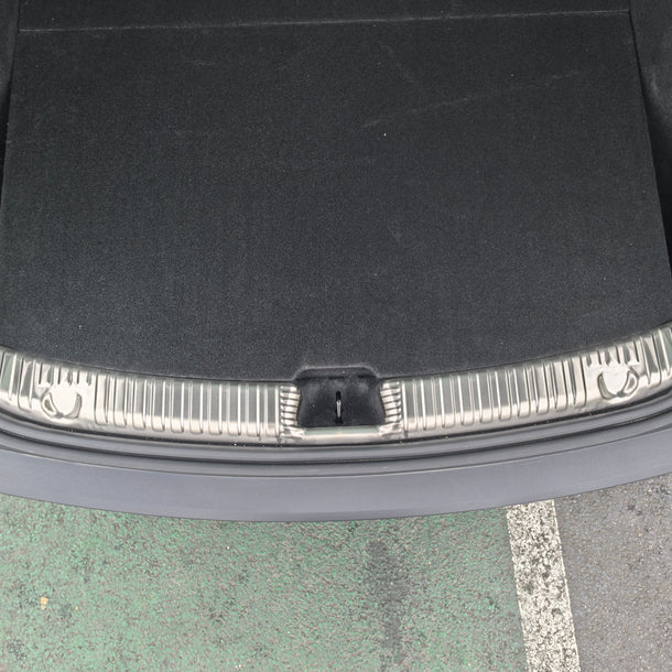 Tesla Model Y Juniper Stainless Steel Rear Trunk Protector Cover – Anti-Scratch Cargo Liner