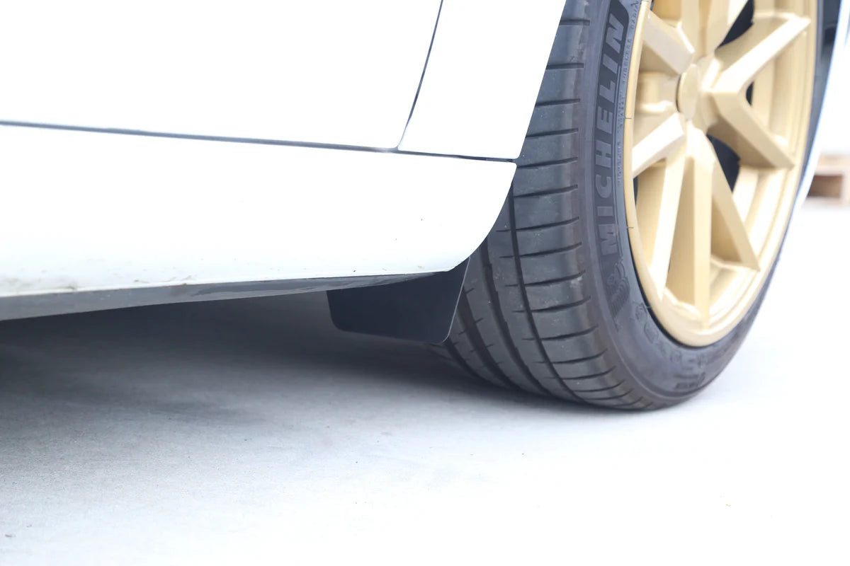 Mini Mud Flaps Splash Guards for Tesla Model 3 & Model Y (No-Drill, ABS, Set of 4)