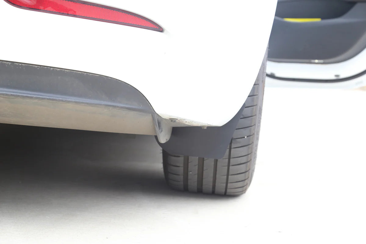 Mini Mud Flaps Splash Guards for Tesla Model 3 & Model Y (No-Drill, ABS, Set of 4)