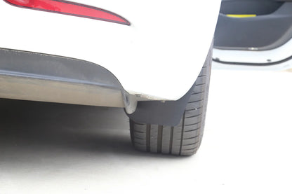 Mini Mud Flaps Splash Guards for Tesla Model 3 & Model Y (No-Drill, ABS, Set of 4)