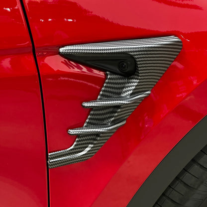 Tesla Model 3 (2017–2023) & Tesla Model Y (2020–2025) Turn Signal Cap & Fender Accent Flares (1 Pair) – ABS Plastic | Satin Black / Gloss Black / Carbon Fiber Look | Gen 2 & Gen 3 Compatible