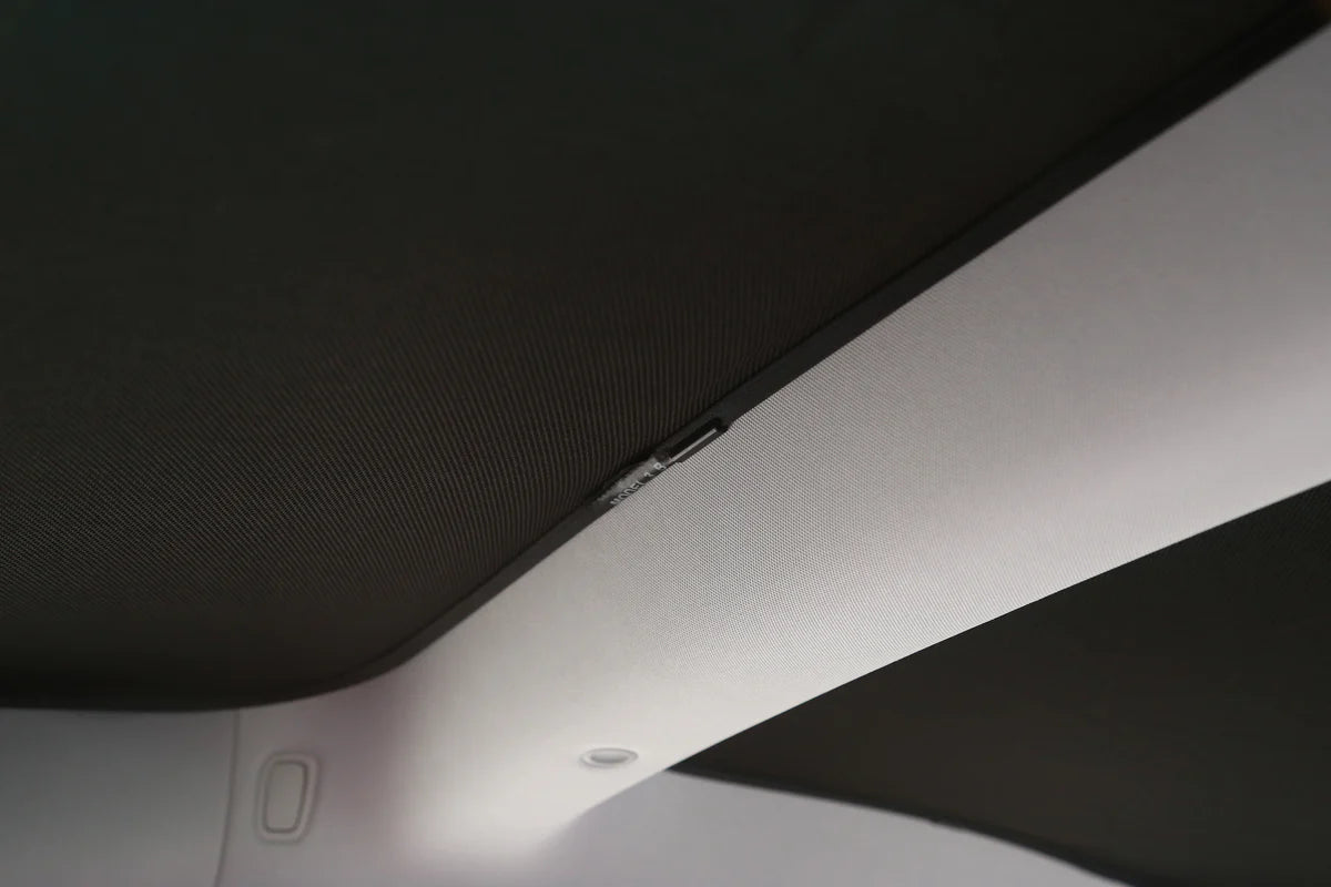 Roof Sunshade with Blackout Cover for Tesla Model 3 Highland 2024+ – Custom Glass Roof Heat & UV Reduction Shade