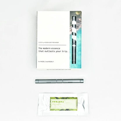 Tesla Model 3 (2017–2023) & Tesla Model Y (2020–2024) Drop-In Dashboard Air Freshener Scent Stick – Aluminum Capsule with 3 Extra Refills