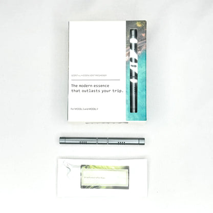 Tesla Model 3 (2017–2023) & Tesla Model Y (2020–2024) Drop-In Dashboard Air Freshener Scent Stick – Aluminum Capsule with 3 Extra Refills