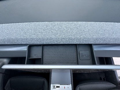 Dashboard Silicone Storage Organizer Behind Display for Tesla Model 3 Highland 2024+ – Heat-Resistant, Non-Slip, OEM-Fit Interior Tray