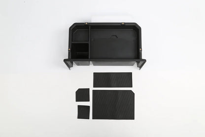 Dashboard Storage Organizer with Hidden Compartment & Accessory Mount for Tesla Cybertruck