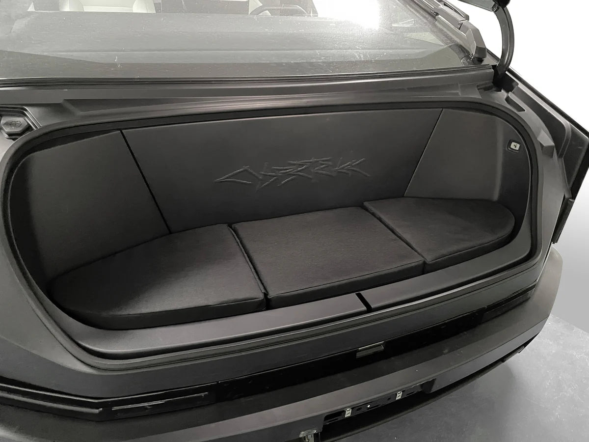 Frunk Seat Cushion for Tesla Cybertruck | Waterproof Foldable Front Trunk Seating Pad for Camping & Tailgating