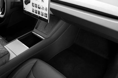 Center Console Anti-Kick Pads for Tesla Model 3 Highland (2024+) | Waterproof Side Panel Protection & Knee Comfort