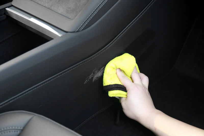 Center Console Anti-Kick Pads for Tesla Model 3 Highland (2024+) | Waterproof Side Panel Protection & Knee Comfort