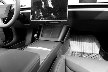 Wireless Charging Silicone Organizer Pad for Tesla Model 3 Highland 2024+ – Anti-Slip Center Console Protective Mat with Storage