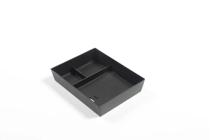 Center Console Organizer Tray for Tesla Model 3 Highland 2024+ | Alcantara or Silicone Insert with Cable Management