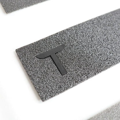 2017–Present Tesla Model 3 & Model Y Replacement Hood “T” Emblem & Rear “TESLA” Trunk Letter Set – Glossy Black or Satin Black | Chrome Delete Badge Upgrade