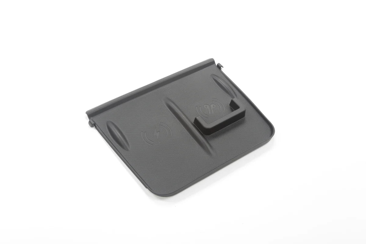 Wireless Charging Protective Pad with AirPods Dock for Tesla Model 3 & Model Y (2021–2024) | Anti-Slip Silicone Center Console Mat