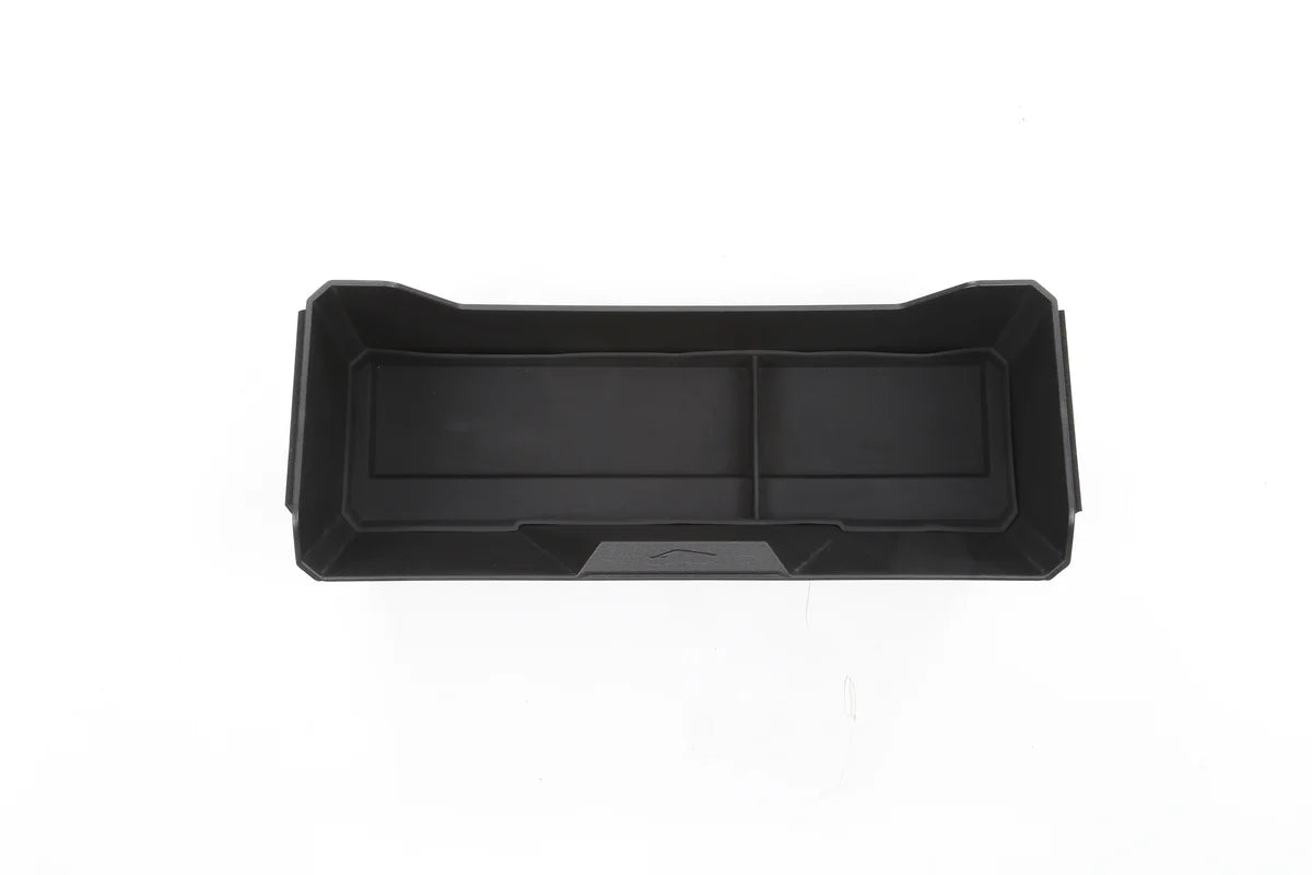 Front Underseat Storage Compartment Organizer for Tesla Cybertruck – Hidden Under-Seat TPE Storage Bin with Dividers