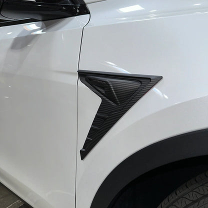 2017–2024 Tesla Model 3 & Model Y Full-Cover Turn Signal Caps & Fender Accent Flares – Carbon Fiber Coated, Glossy & Matte Options (1 Pair, Gen 2/3 Hardware)