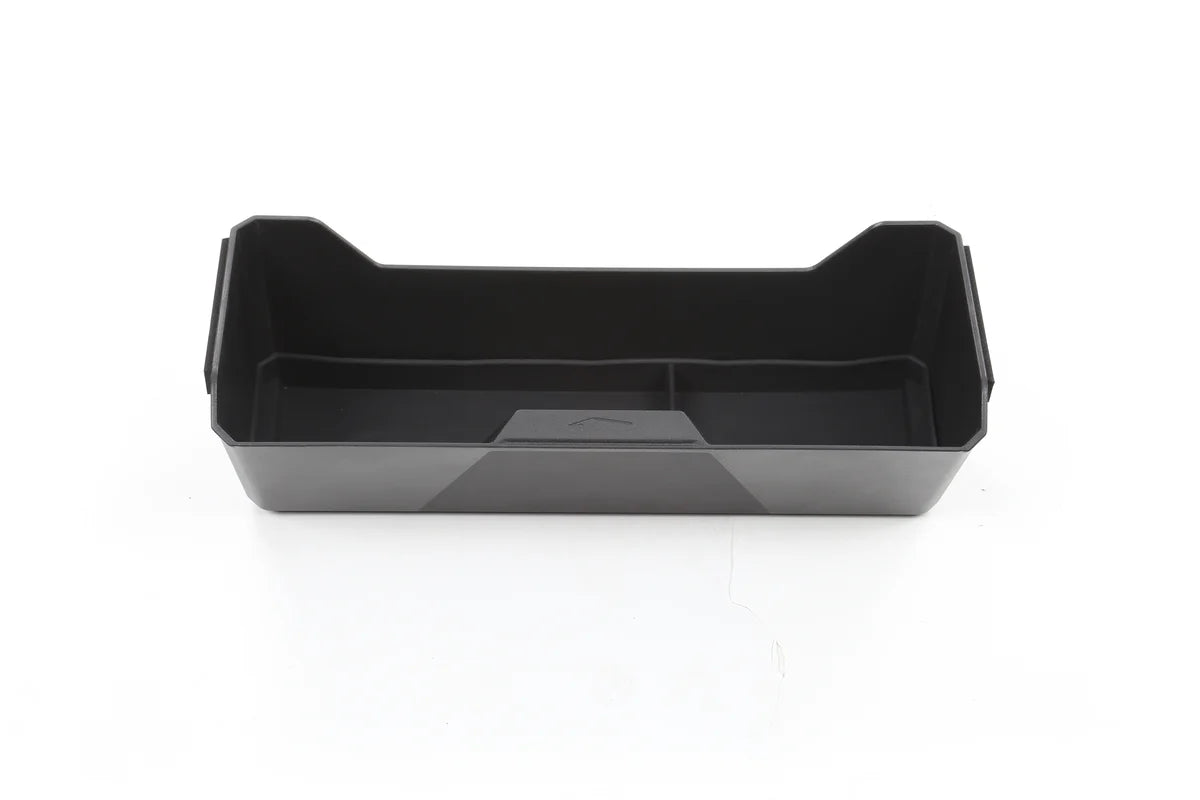 Front Underseat Storage Compartment Organizer for Tesla Cybertruck – Hidden Under-Seat TPE Storage Bin with Dividers