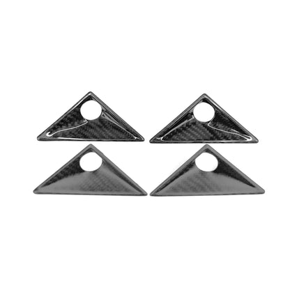 Tesla Cybertruck Front Fender Camera Applique Overlays – 2-Piece Real Molded Carbon Fiber Kit (Matte & Glossy Options) 2024+
