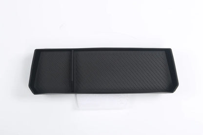 Dashboard Silicone Storage Organizer Behind Display for Tesla Cybertruck (2-Compartment OEM Fit Tray)