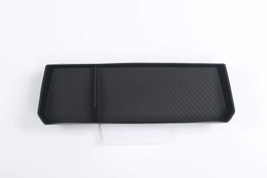 Dashboard Silicone Storage Organizer Behind Display for Tesla Cybertruck (2-Compartment OEM Fit Tray)