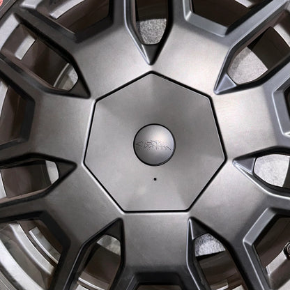 Tesla Cybertruck Center Cap Covers - Laser Engraved Set of 4 | RPMTesla Custom Wheel Accessories