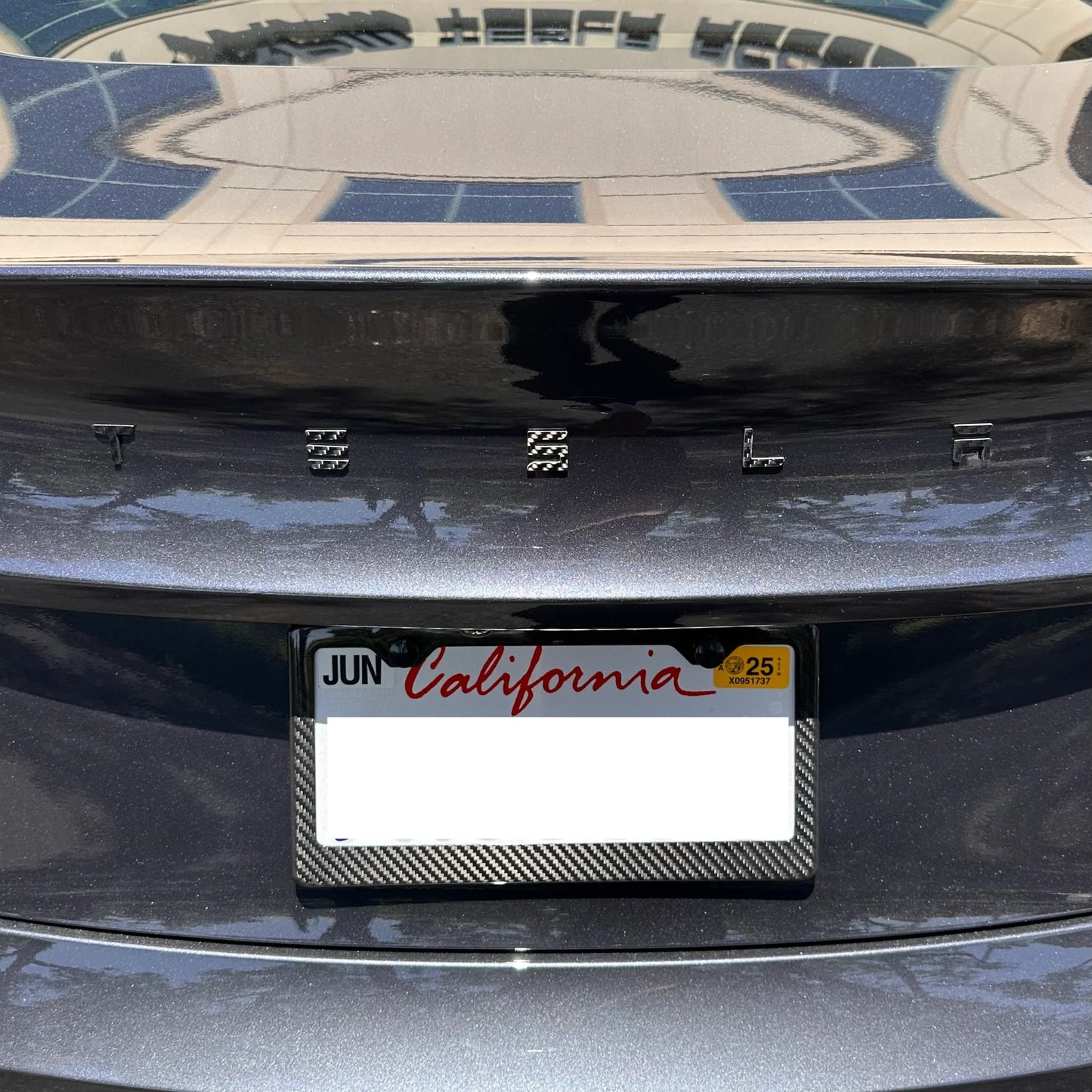 Tesla T-E-S-L-A Tailgate Emblem Letters – Real Molded Carbon Fiber | Fits Model S, Model X, Model 3, Model Y & Cybertruck (2018–Present)