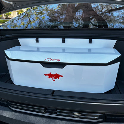 Tesla Cybertruck Frunk Hook Attachments – 3-Piece Retractable Cargo Hook Set for Front Trunk Storage (2024–Present Cybertruck)