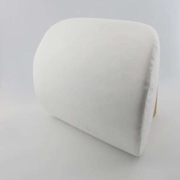 Ergonomic Car Neck & Lumbar Support Pillow Set – White & Black for Tesla Model 3 / Model Y / Highland / Juniper / Model S / Model X / Cybertruck