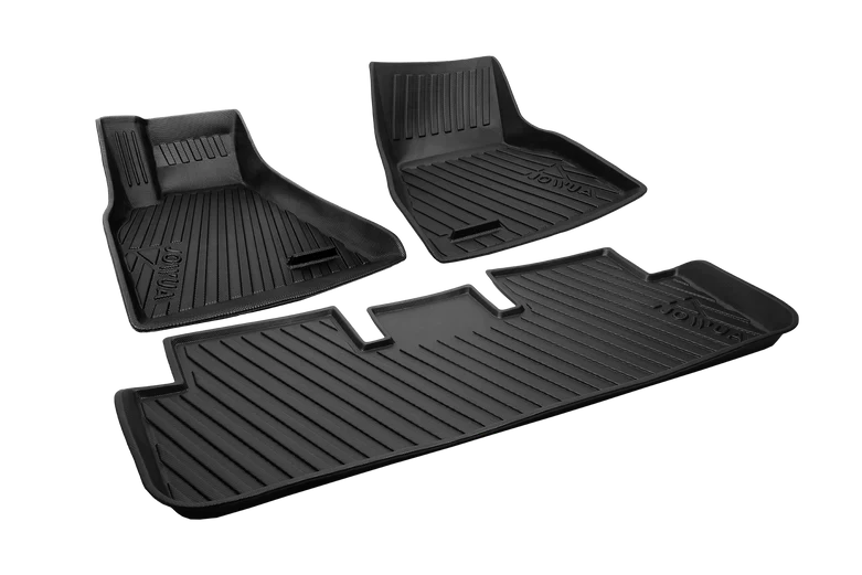 All-Weather Floor Liners for Tesla Model S 2021+ Refresh | Heavy-Duty Car Mats