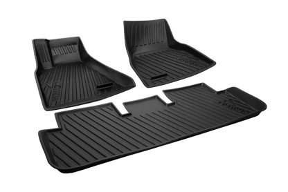 All-Weather Floor Liners for Tesla Model S 2021+ Refresh | Heavy-Duty Car Mats