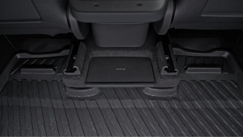 Jowua Tissue Box Holder Set for Tesla Model Y – Rear Floor Tissue & Storage Organizer