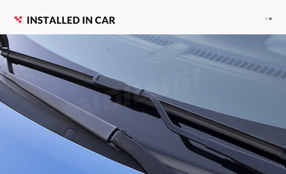 MIDOON Wiper, Imported steel bars ensure accurate pressure for wipers and glass to fit snugly.