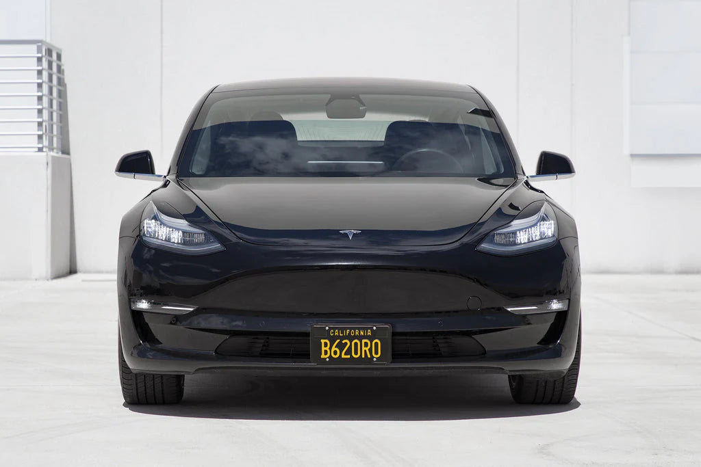 Front License Plate Bracket V2.0 for Tesla Model 3 & Model Y – No Drilling, Autopilot Safe,  Design