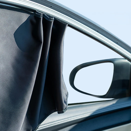 Tesla Model Y Juniper (2026+) Magnetic Side Window Sunshade – Custom OEM-Fit Sliding Privacy Shades with Triple-Layer UV & Heat Blocking Ice Silk Fabric, No-Drill Installation