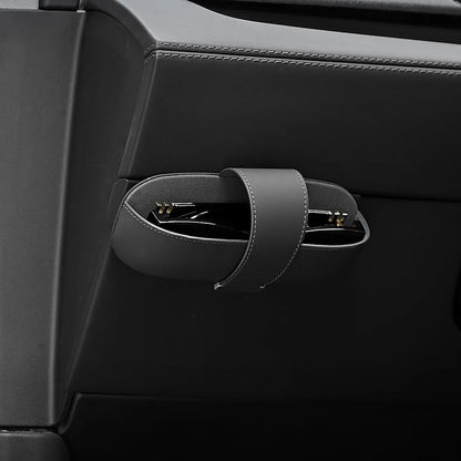Magnetic Sunglasses Holder for Tesla Model 3 Highland 2024–2026 & Model Y Juniper 2025+ (Including Model Y L) – Driver Side Clip-On Glasses Case with Soft Velvet Lining & Secure Magnetic Closure
