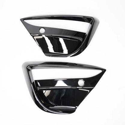 2017–2022 Tesla Model 3 Fog Light Canards (1 Pair) – Black-Out Style ABS Aero Trim | Gloss Black, Satin Black & Carbon Fiber Look
