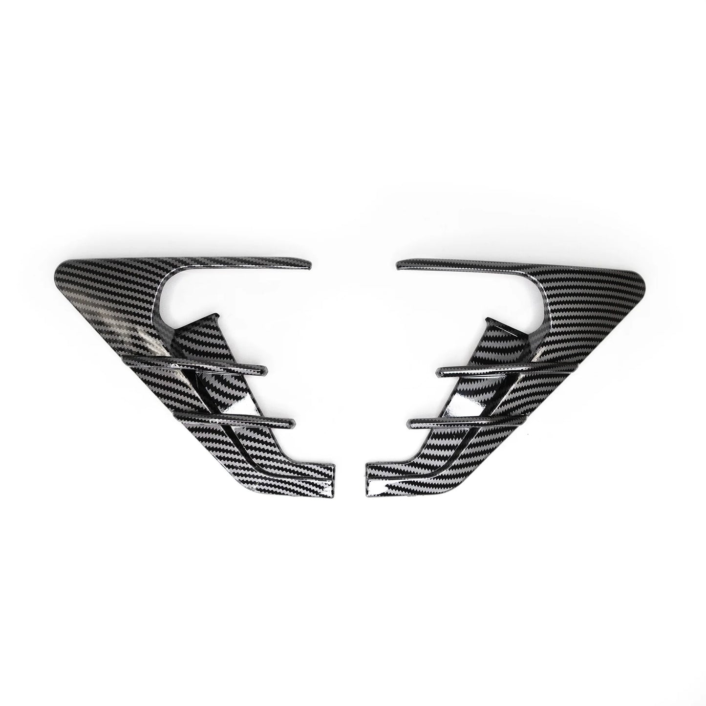 Tesla Model 3 (2017–2023) & Tesla Model Y (2020–2025) Turn Signal Cap & Fender Accent Flares (1 Pair) – ABS Plastic | Satin Black / Gloss Black / Carbon Fiber Look | Gen 2 & Gen 3 Compatible