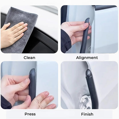Full Vehicle Wind Noise Reduction Rubber Seal Kit for Tesla Model 3 (2021–2026 Highland) & Model Y (2020–2026 Juniper) – Door, B/C Pillar, Trunk & Frunk Weatherstrip Set, Self-Adhesive EPDM Soundproofing Upgrade