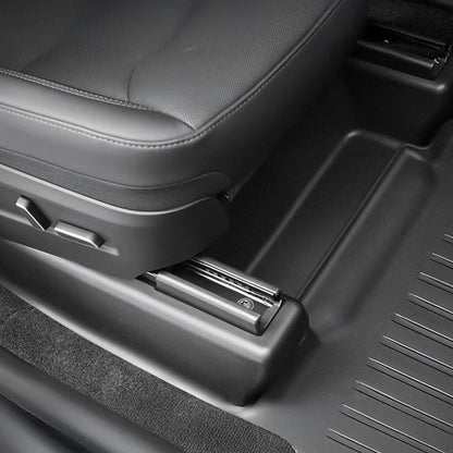 Custom Seat Slide Rail Protectors for Tesla Model Y L 6-Seater 2026+ – Full Under Seat Track Covers, Premium TPE Interior Protection Kit (OEM Fit, Anti-Dust & Scratch Resistant)