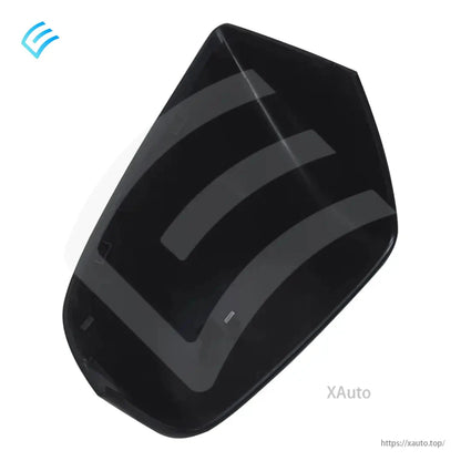 Interior underside of mirror skull cap cover with mounting clip points for right-hand (passenger) mirror