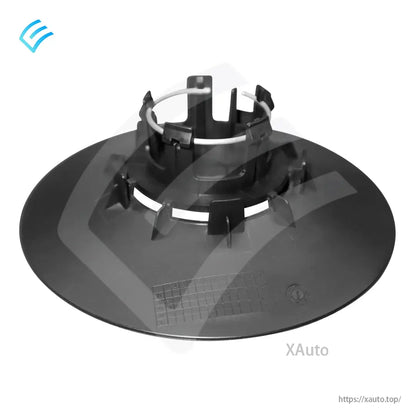 Angled rear view of center cap 1188233-00-A showing retaining ring and locking tabs