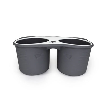 Tesla Model 3 & Model Y Dual Cup Holder Insert – Panda Style TPE Anti-Slip Liner (Gen 2) | 2017–2023 Model 3 / 2020–2024 Model Y