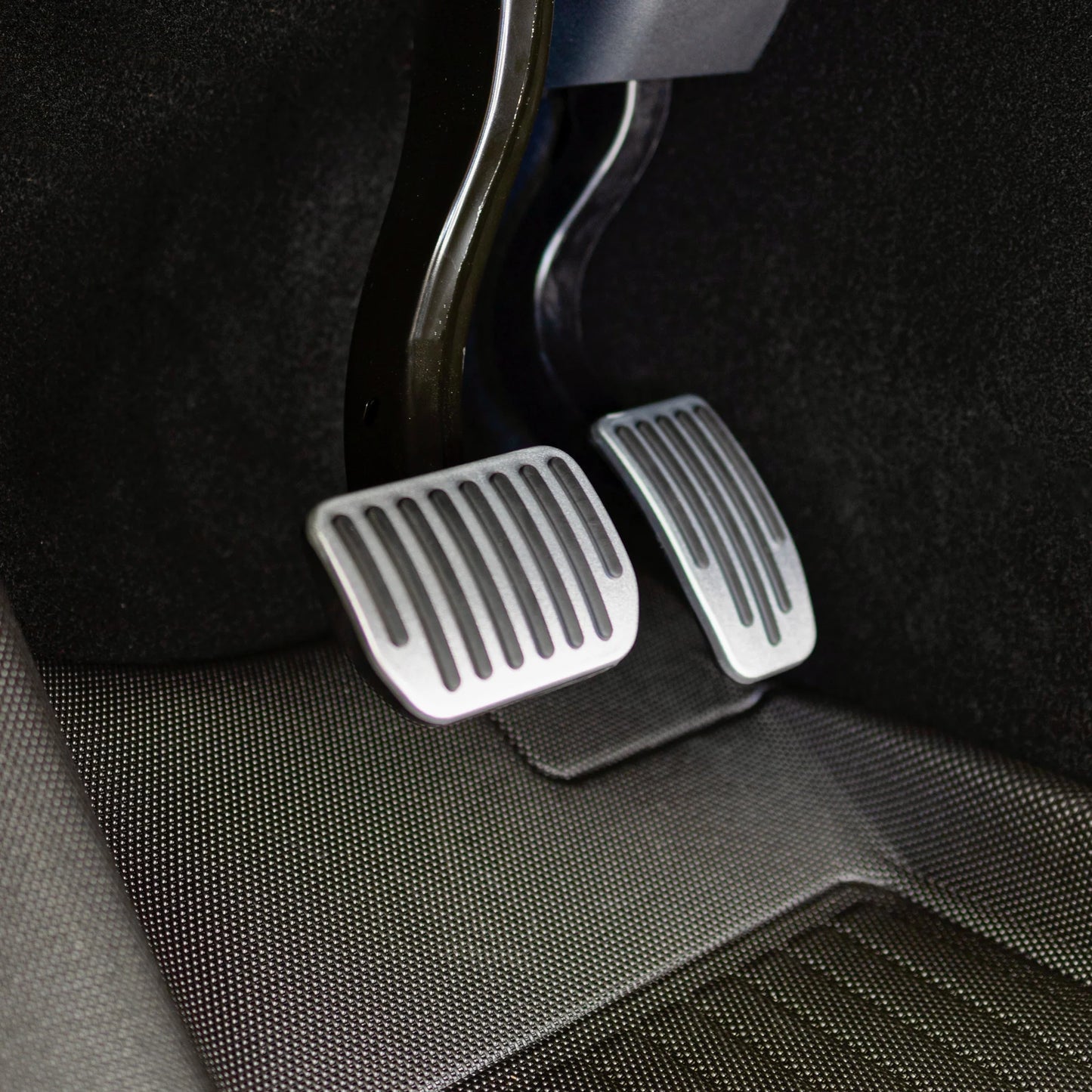 Tesla Model S / Model 3 / Model X / Model Y Gen. 3 Performance Pedals (2-Piece Set) – Powder Coated Aluminum, Black / Red / Silver – Fits All Years Including 2025+