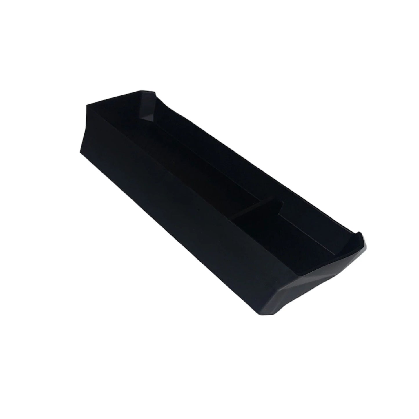 Tesla Cybertruck Behind Screen Storage Tray – Custom-Fit Silicone Organizer for Infotainment Screen Area | Anti-Slip Interior Storage Accessory (Matte Black)